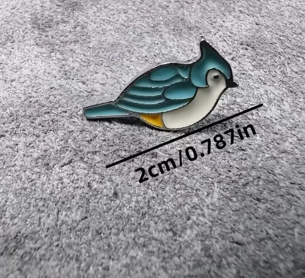 Blue Bird Post Earring Set