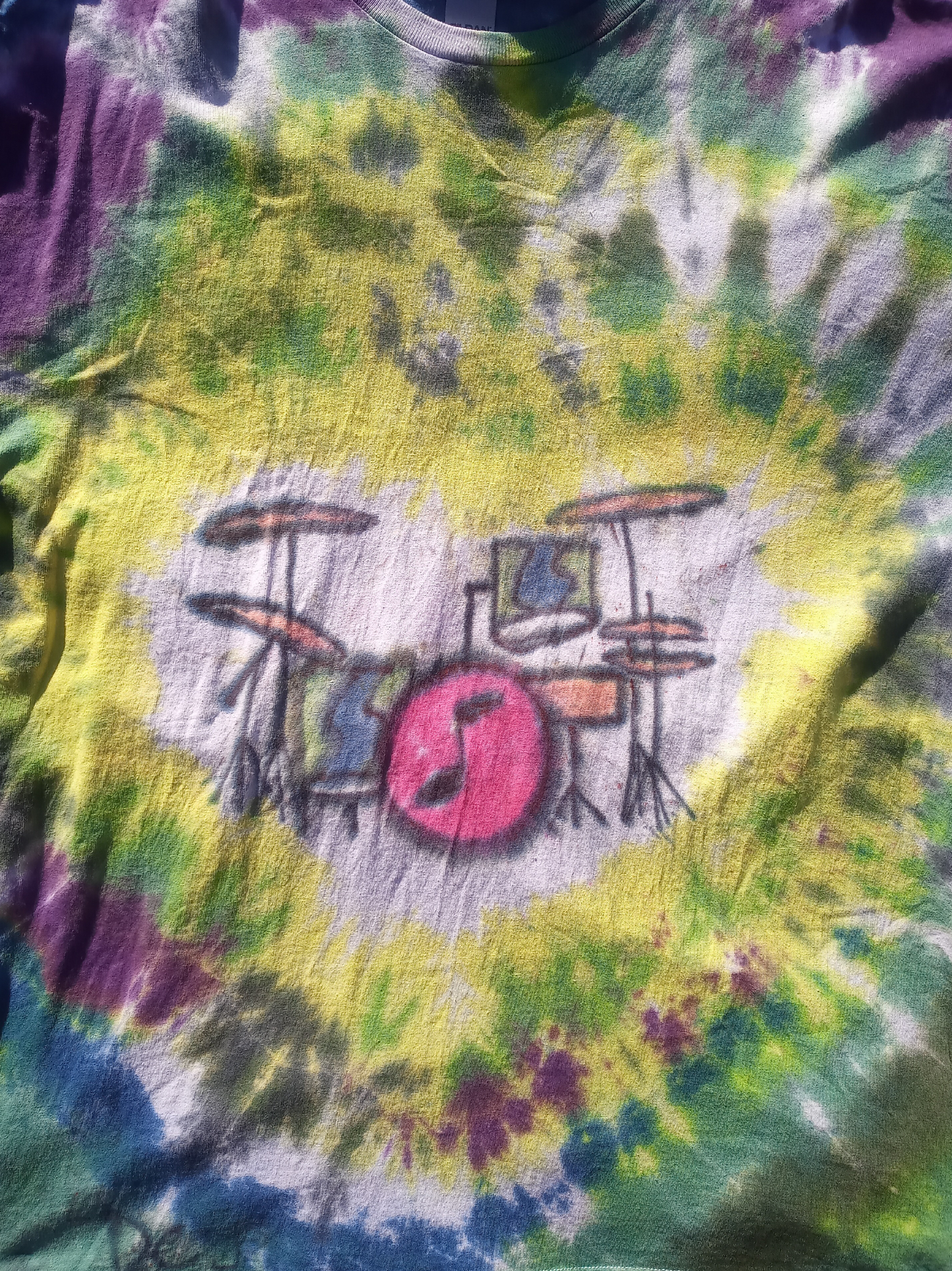 Music Drum Kit Tie Dye