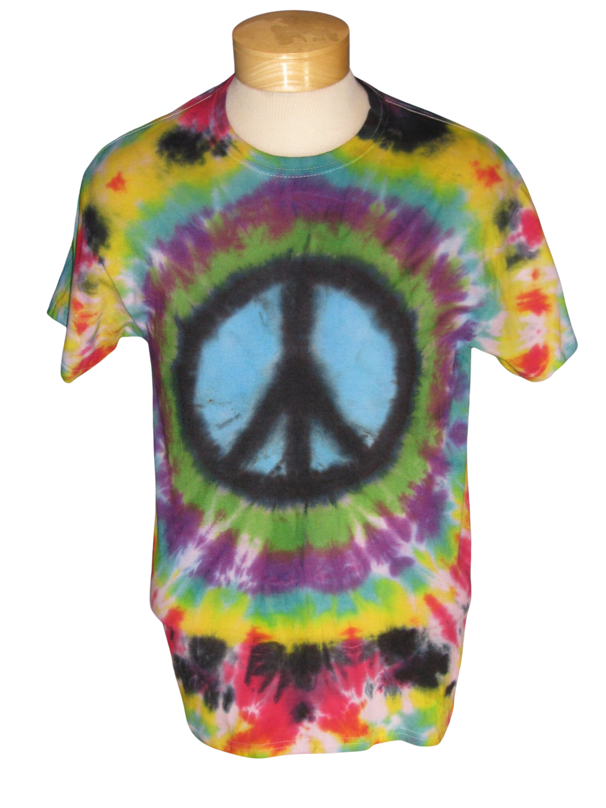 Rainbow Peace Sign Tie Dye