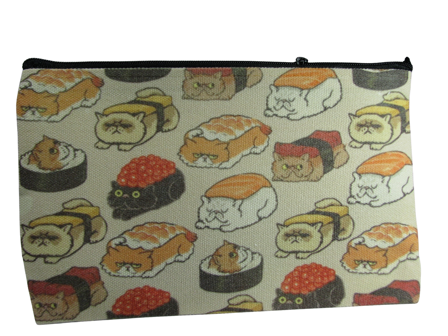 Sushi Cat Small Canvas Bag