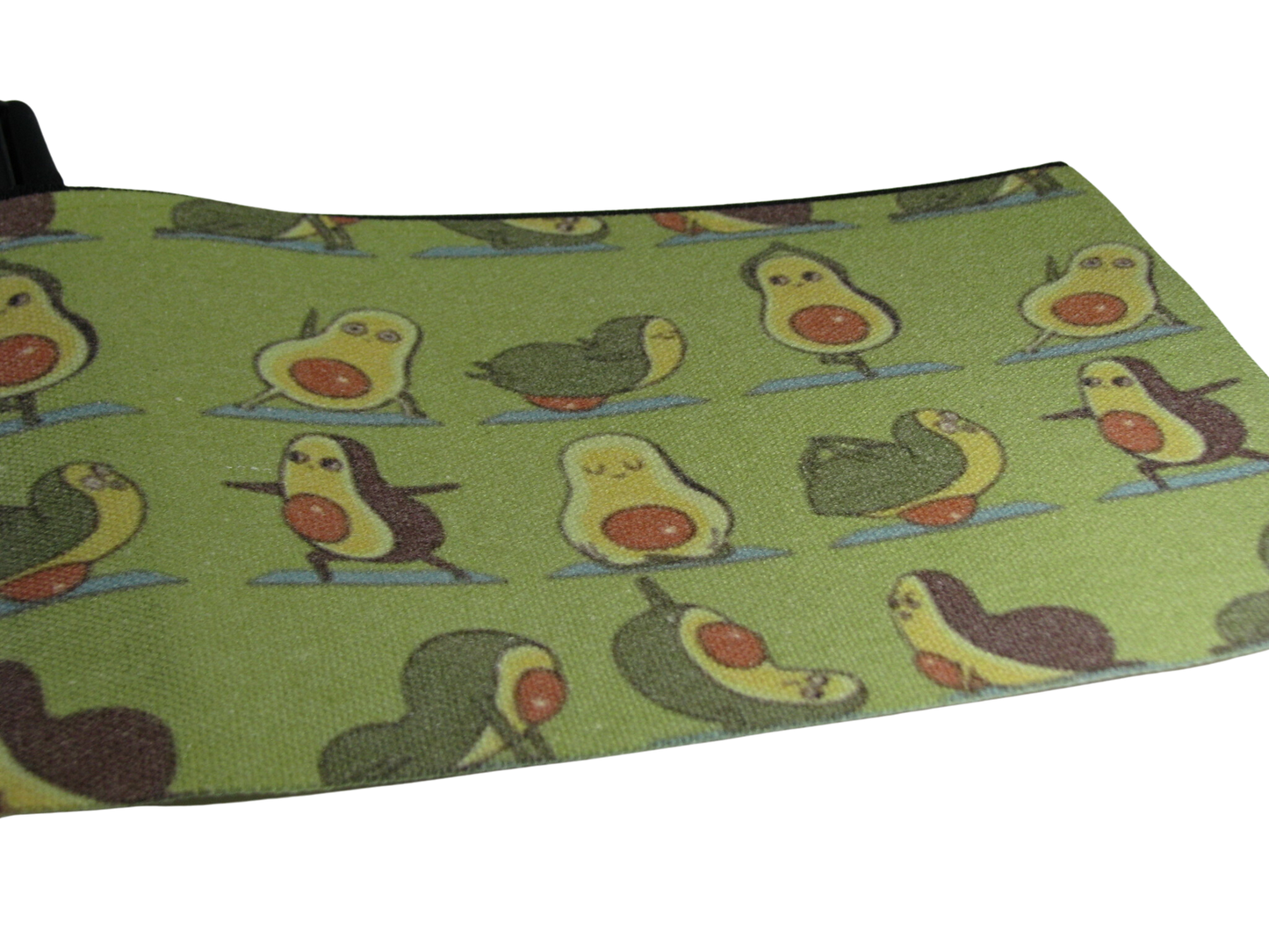 Avocado Doing Yoga Small Canvas Bag