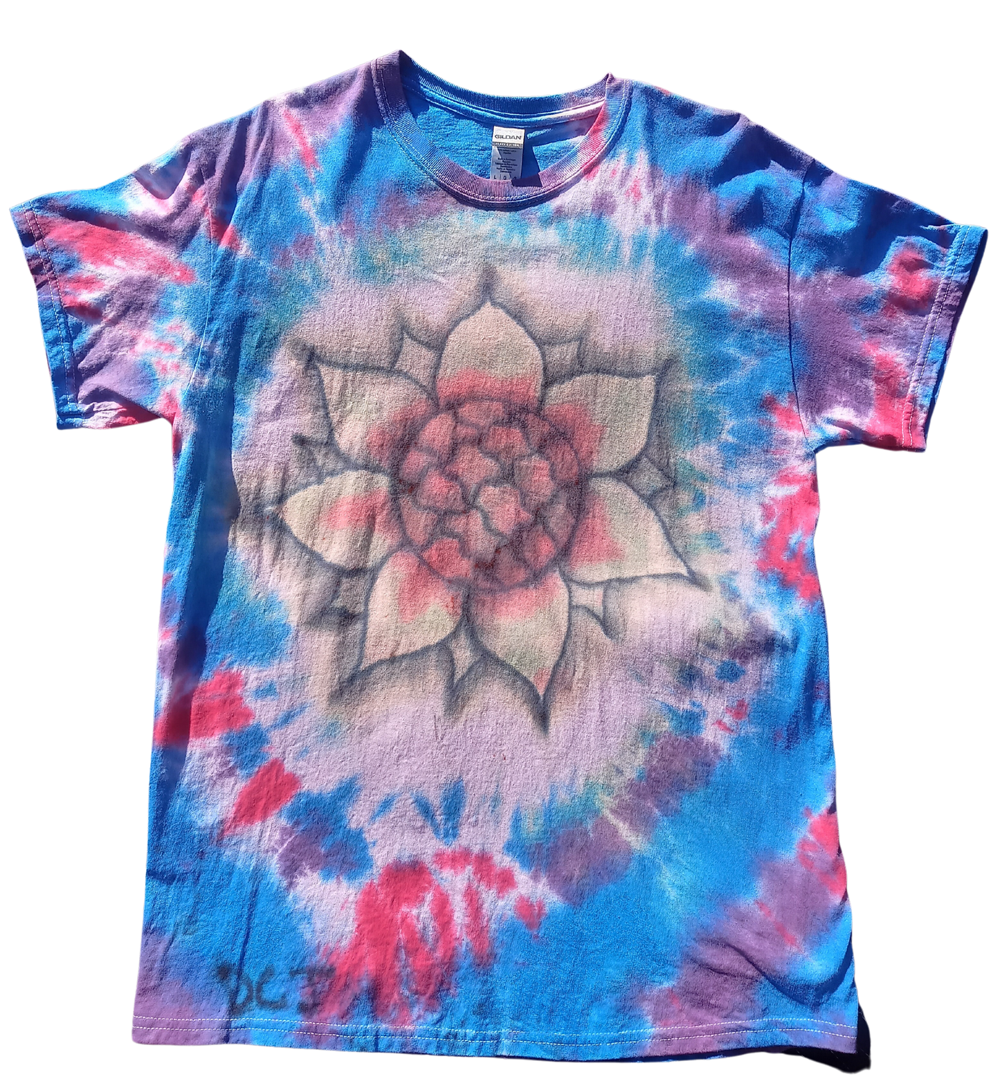 Sunflower Design Tie Dye